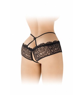 Culotte ouverte noire Celia - Fashion Secret