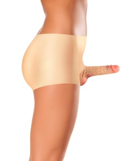 Culotte avec gode réaliste plein
