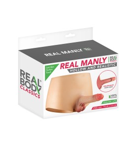 Culotte avec gode réaliste creux 