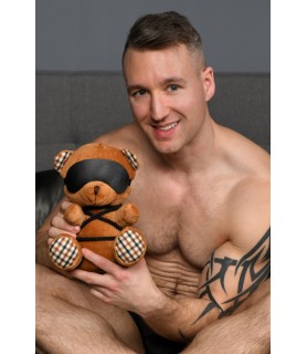 Ours en peluche en tenue Bondage