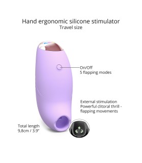 Stimulateur clitoridien Believer mauve - Love to Love
