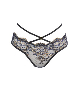 String dentelle Noir V-10368 - Axami
