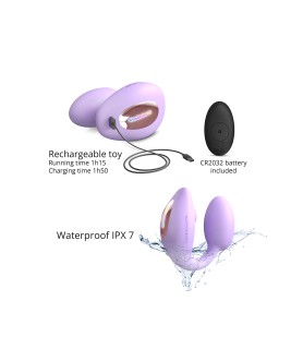 Double stimulateur Wonderlover mauve - Love to Love