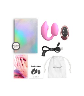 Double stimulateur Wonderlover rose - Love to Love