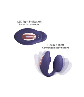 Double stimulateur Wonderlover violet - Love to Love