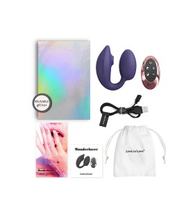 Double stimulateur Wonderlover violet - Love to Love
