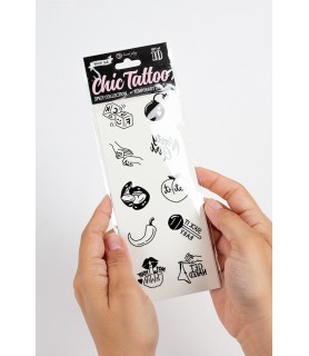 10 tatouages temporaires Spicy Collection - Secret Play