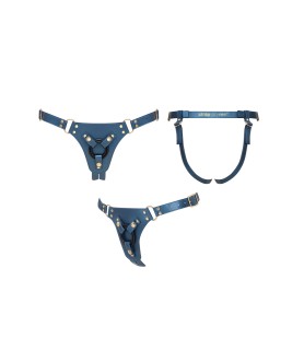 Harnais Generous bleu - Strap On Me