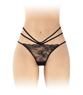 Culotte ouverte  Nadia - noir