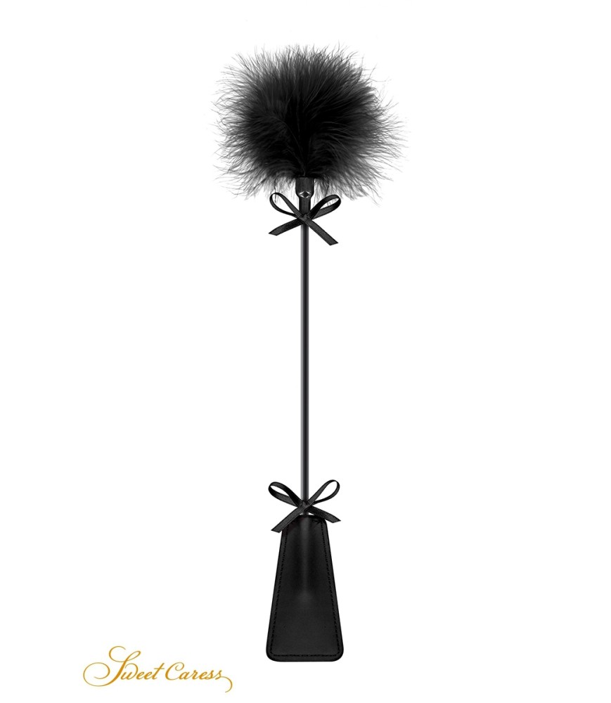 Tapette avec pompon noir - Sweet Caress