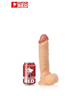 Gode réaliste The Intense 24 x 5 cm - Captain Red