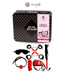 Kit BDSM 8 pièces - Rouge & Noir