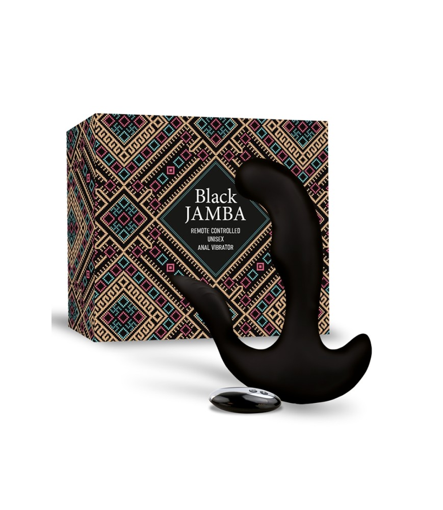 Stimulateur anal vibrant télécommandé unisexe - Black Jamba