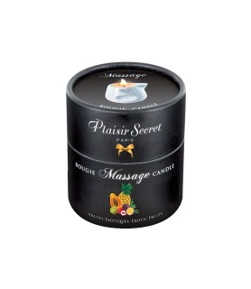 Bougie de massage gourmande fruits exotiques