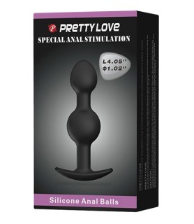 Silicone anal balls 10,3 cm