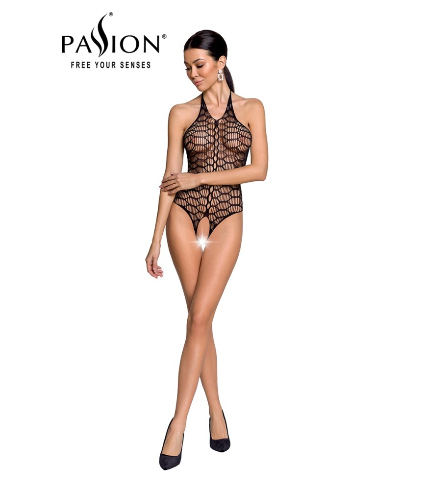 Body résille ouvert BS087 - Noir