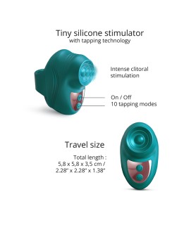 Stimulateur clitoridien Kisscool vert - Love to Love