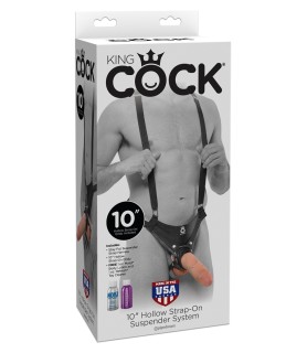 Gode ceinture creux 25 cm - chair