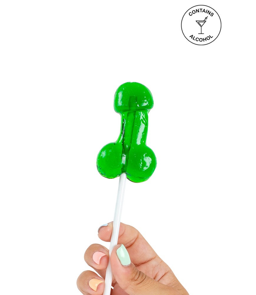 Sucette pénis Mojito avec alcool