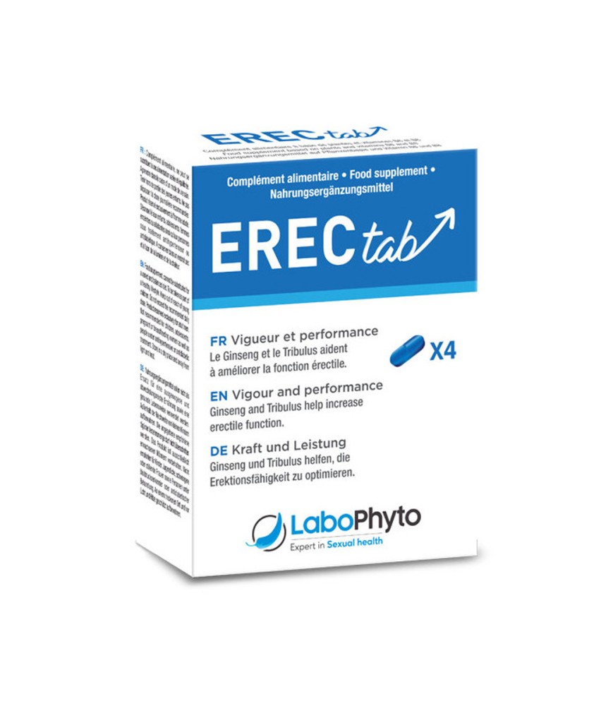 Erectab (4 comprimés) - Stimulant sexuel 