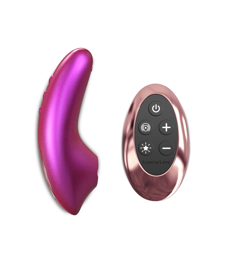 Masseur clitoridien télécommandé Dreamer Iridescent Berry - Love to Love
