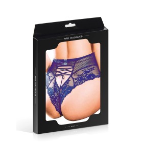 Tanga sexy noir à laçage