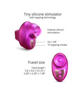 Stimulateur clitoridien Kisscool fuchsia - Love to Love