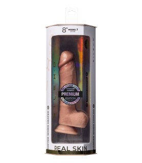 Gode Real Skin Suprème Model 1 flesh 21 cm - SilexD