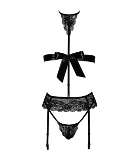 Ensemble Bondage Black Set 4 pièces Kiss 244 - Kissable