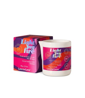 Bougie de massage Noix de coco - Love to Love