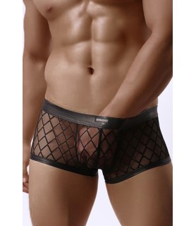 Boxer noir transparent