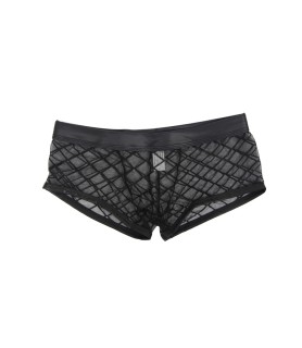 Boxer noir transparent