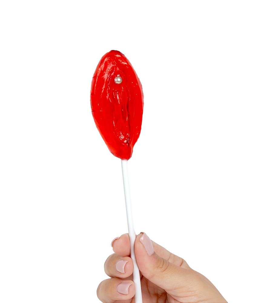 Sucette vulve fraise - Secret Play