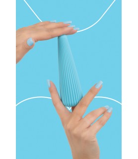 Vibro rechargeable IcyCone bleu - FairyGasm