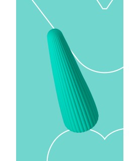 Vibro rechargeable IcyCone vert - FairyGasm