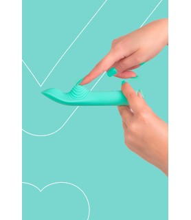 Vibro rechargeable LunaCharm vert - FairyGasm
