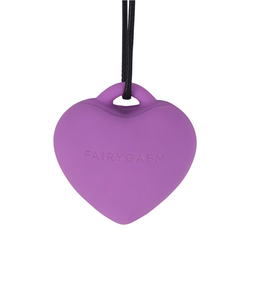 Stimulateur pendentif PleasureStone violet - FairyGasm