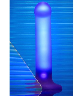 Dildo lumineux violet - Strap-On-Me
