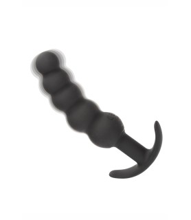 Plug anal Vibrant avec 5 perles - Calexotics