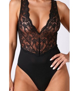 Body noir Evalie - Passion