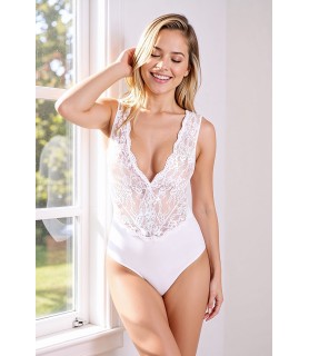 Body blanc Evalie - Passion