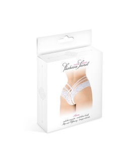 Tanga ouvert Anne - blanc