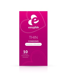 10 préservatifs Extra Fins - EasyGlide