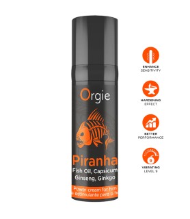 Crème stimulante Piranha Power Cream - Orgie