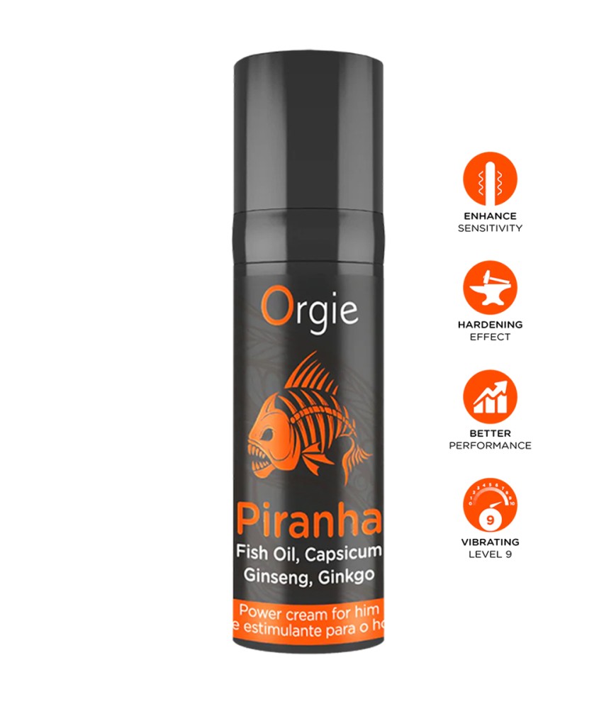 Crème stimulante Piranha Power Cream - Orgie