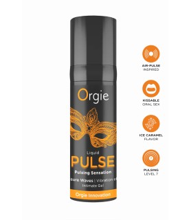 Gel stimulant embrassable Liquid Pulse - Orgie