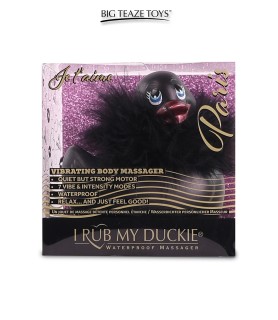 Mini canard vibrant Duckie Paris - noir