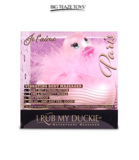 Mini canard vibrant Duckie Paris - rose