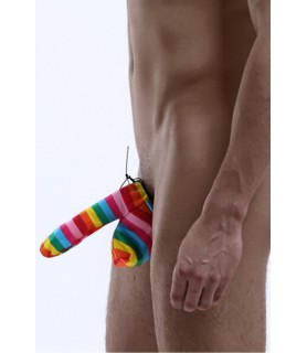 Cache-sexe multicolore