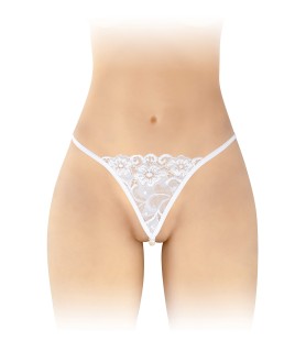 String avec perles Venusina - blanc